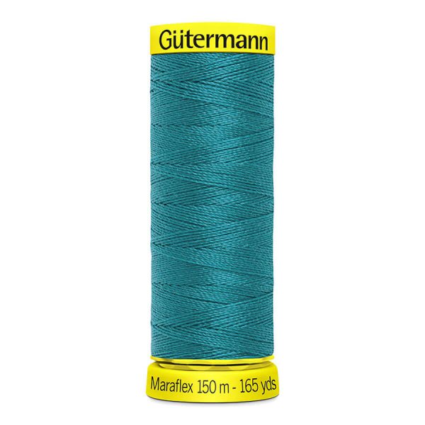 Gutermann Maraflex Elastic Thread 150m Teal/189